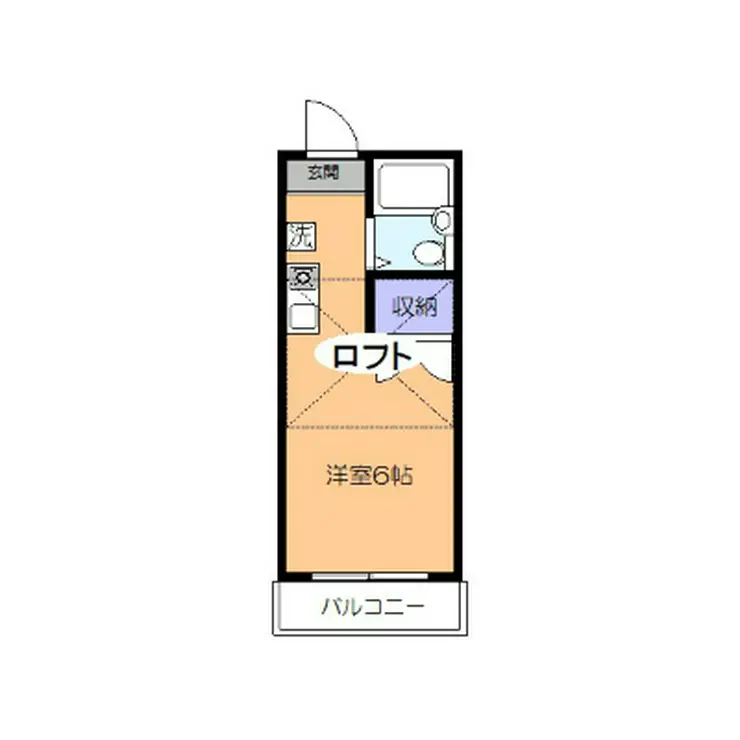 コーポエクセル 1階階 間取り