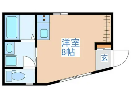 I-AREA阿佐谷北(ワンルーム/1階)の間取り写真