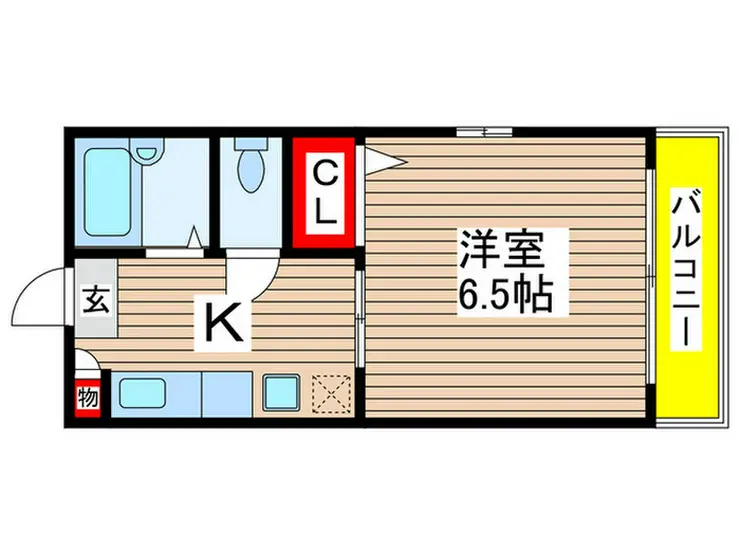 ベルテ金原 2階階 間取り