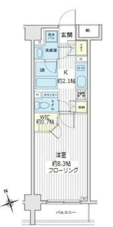 リエトコート向島 6階階 間取り