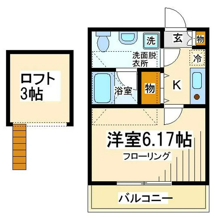 NSGATEつつじヶ丘 2階階 間取り