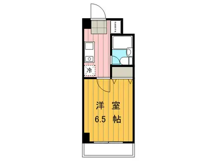 辻ハイツ(1K/1階)の間取り写真