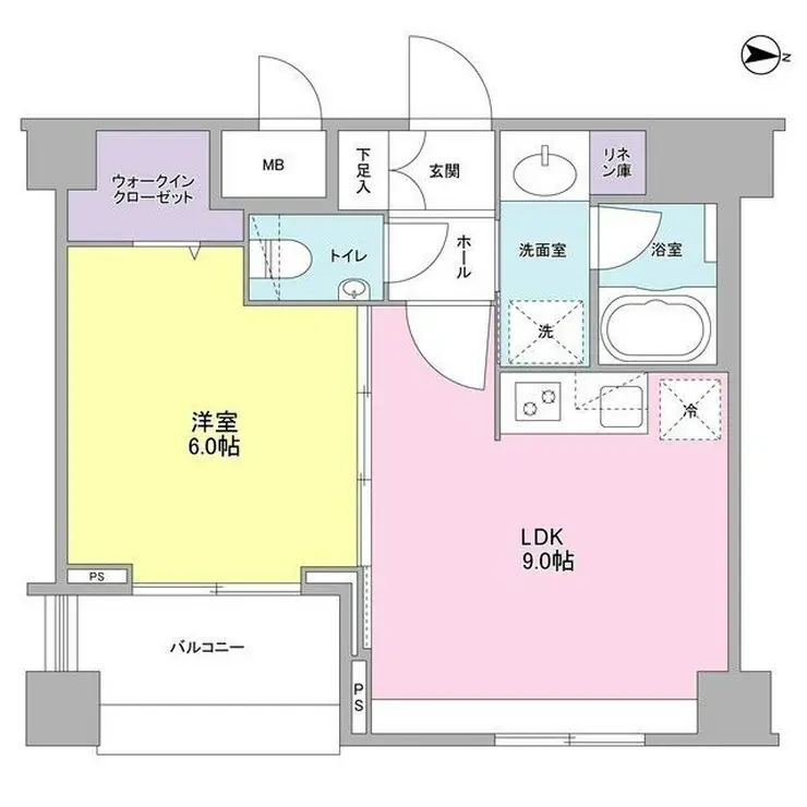ソアラノーム北浦和 5階階 間取り