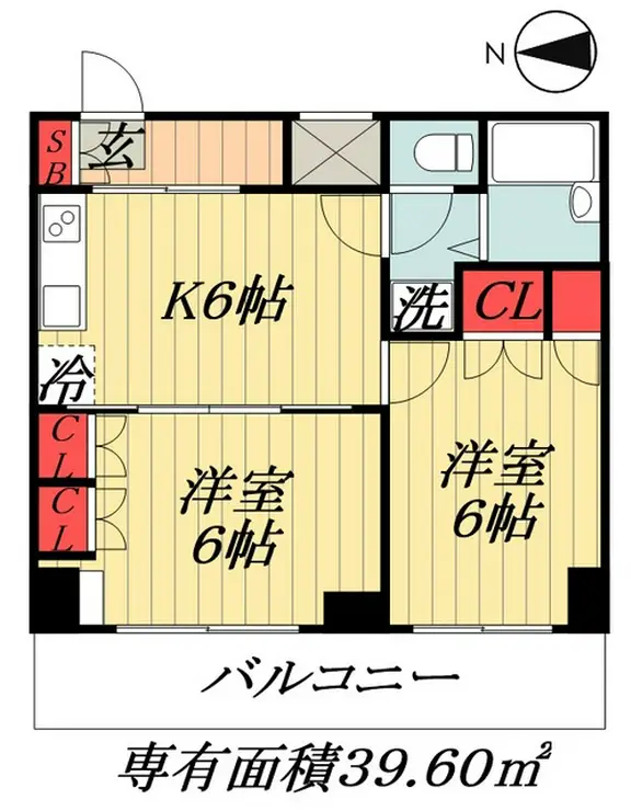 ベイステート安間 9階階 間取り