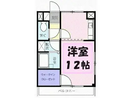 メゾンイースト(1K/3階)の間取り写真