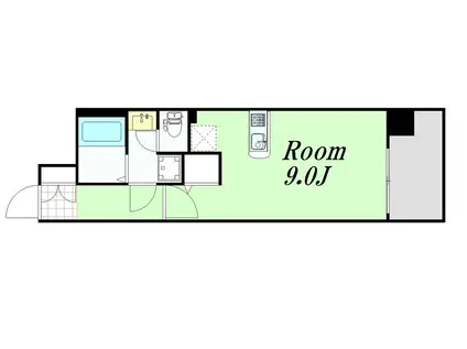 アドバンス新大阪V(ワンルーム/4階)の間取り写真