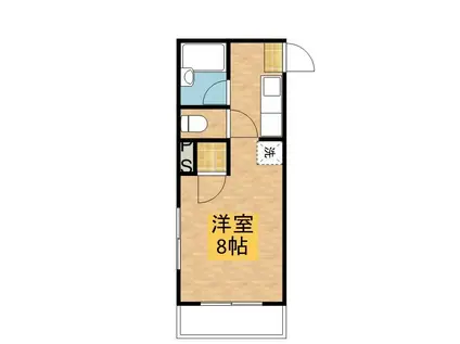 グランディオーズ宇宿(ワンルーム/2階)の間取り写真