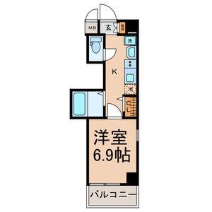 SUN STATE池花(1K/3階)の間取り写真