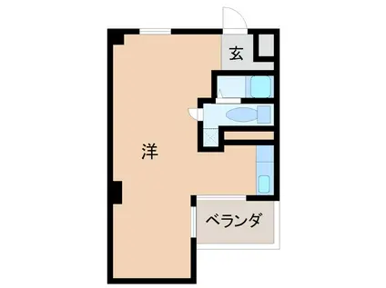 デイグラン武庫之荘(ワンルーム/2階)の間取り写真