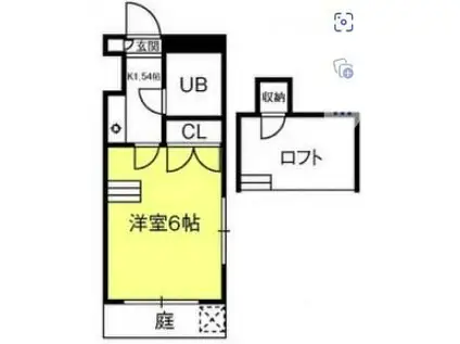 アートパレス日進B棟(1K/1階)の間取り写真