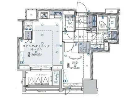 CLASSY HOUSE クラッシィハウス大手町(1LDK/3階)の間取り写真