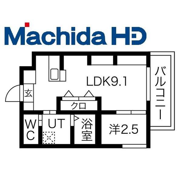 道明寺エヌエム・キャトフ・ヴァン・オンズ(1LDK/3階)の間取り写真