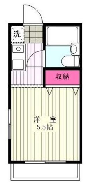 サンコート東浦和(ワンルーム/3階)の間取り写真