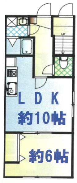 HERMITAGE S(1LDK/1階)の間取り写真
