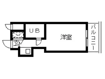 トップ恵比寿(ワンルーム/4階)の間取り写真