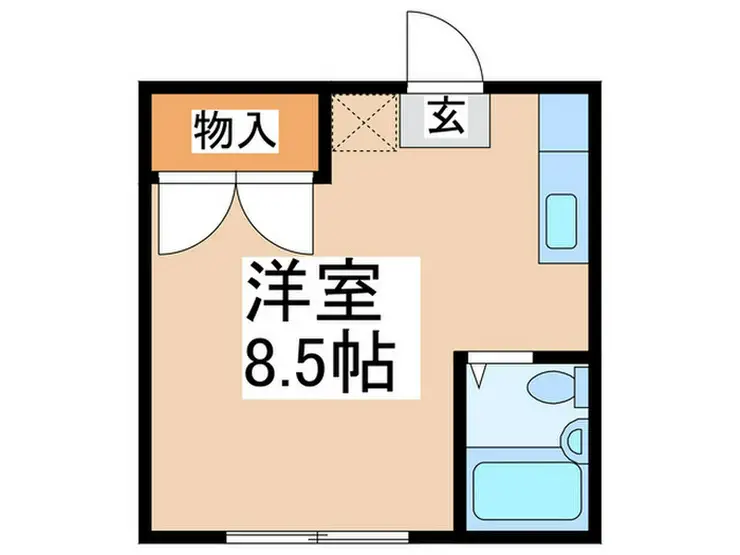 ホドガヤマンション 1階階 間取り