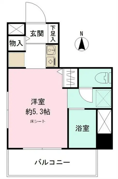 ルート南常盤台 7階階 間取り