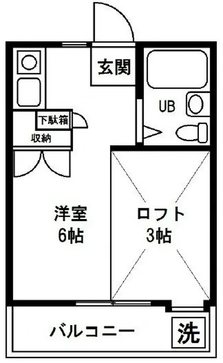エクセルクリア田無 2階階 間取り