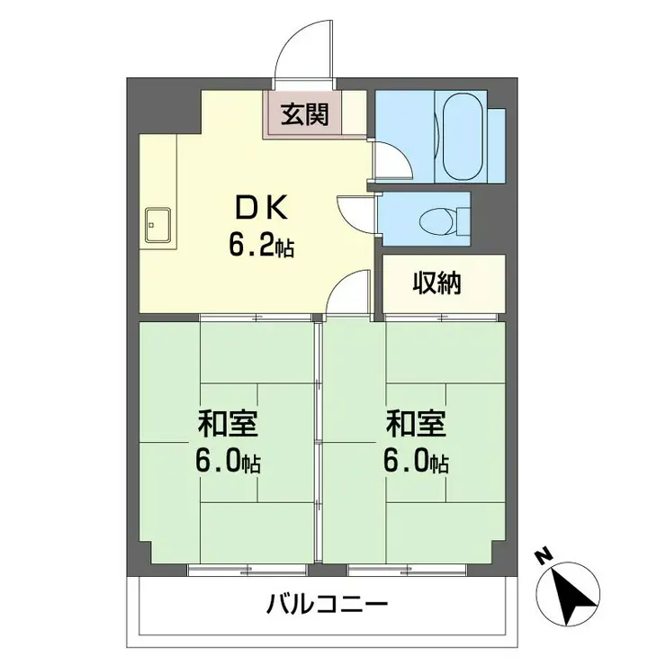 田中マンション 5階階 間取り