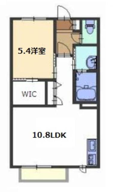 シャーメゾンシンワ(1LDK/2階)の間取り写真