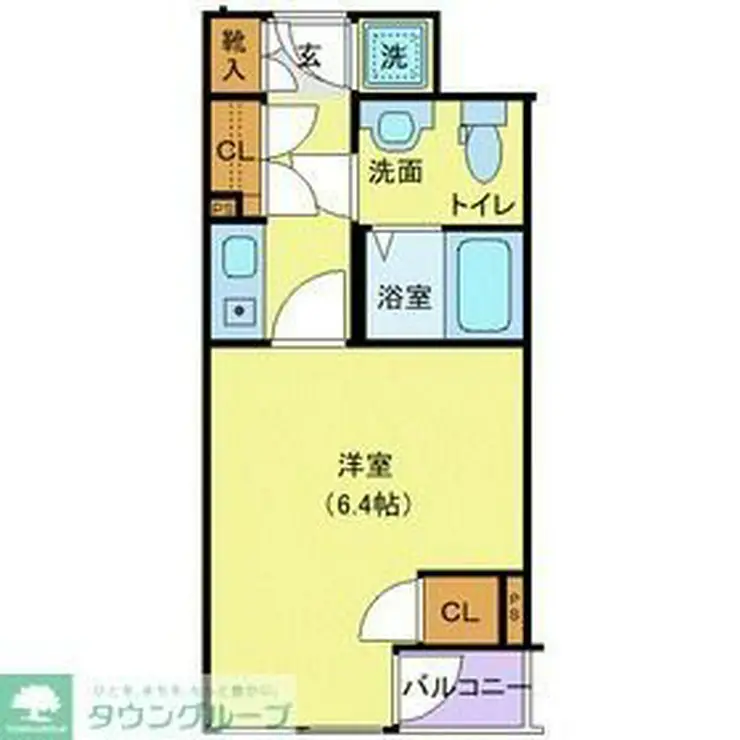 メイクスデザイン白金台 2階階 間取り