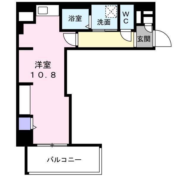エヌエムキャトフヴァン(ワンルーム/5階)の間取り写真