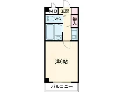 コーポ三和新大宮II号館(ワンルーム/3階)の間取り写真