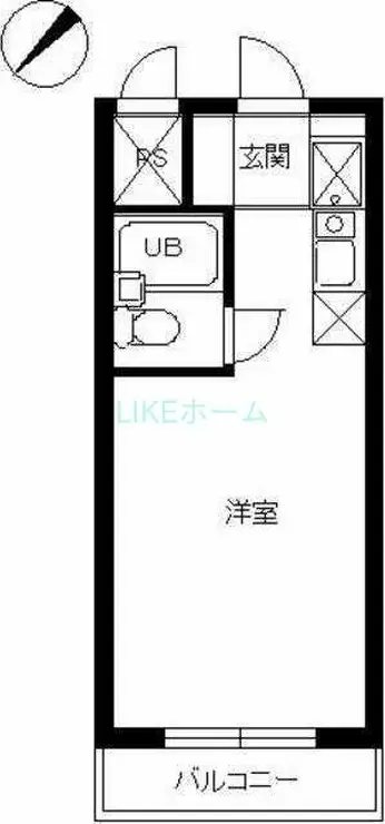スカイコート船橋 2階階 間取り