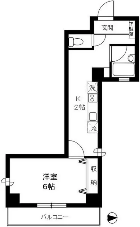 ECLUSE 3階階 間取り