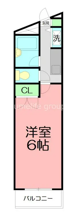 ユースフル伊勢原 3階階 間取り