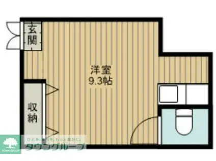 プロメテ-ル(ワンルーム/B1階)の間取り写真