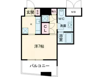 PH-4(1K/9階)の間取り写真