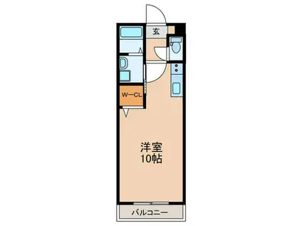 A.REK SHIROYAMA(ワンルーム/2階)の間取り写真