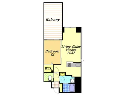 ASMACI MAISON浦安(1LDK/3階)の間取り写真