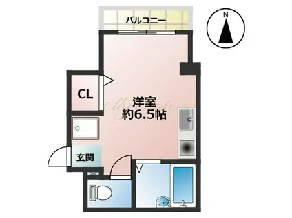 タナカビル(ワンルーム/4階)の間取り写真