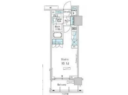 パークアクシス蒲田ステーションゲート(ワンルーム/6階)の間取り写真