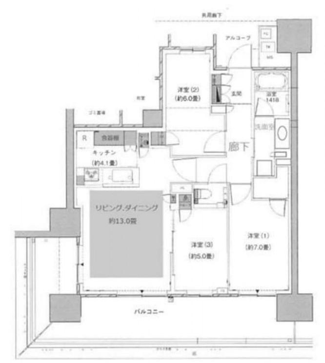晴海フラッグ パークビレッジD棟 D