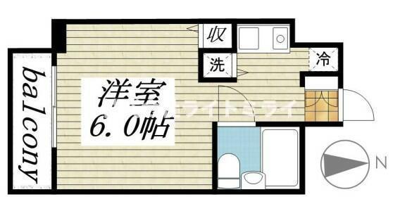 メゾン・ド・ヴィレ住吉(ワンルーム/2階)の間取り写真