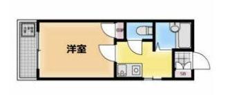 メゾンドール常盤(1K/3階)の間取り写真