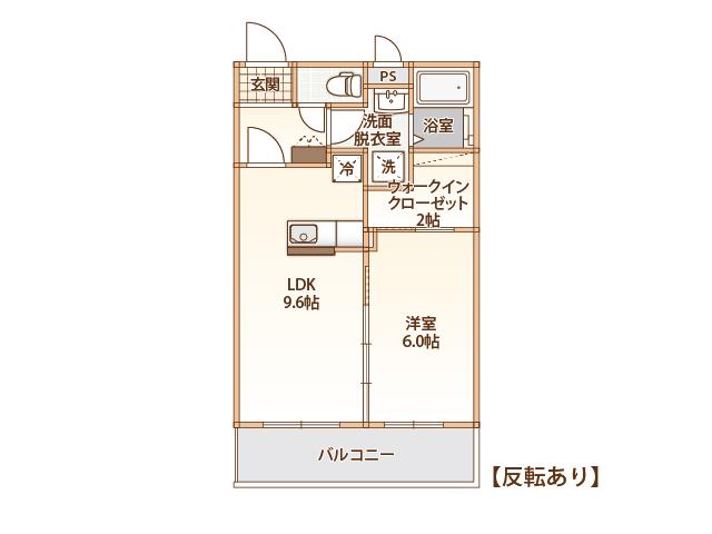 グランステージ(1LDK/1階)の間取り写真