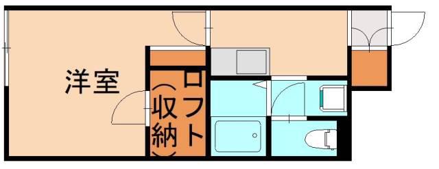 レオネクストボンヌール(1K/2階)の間取り写真