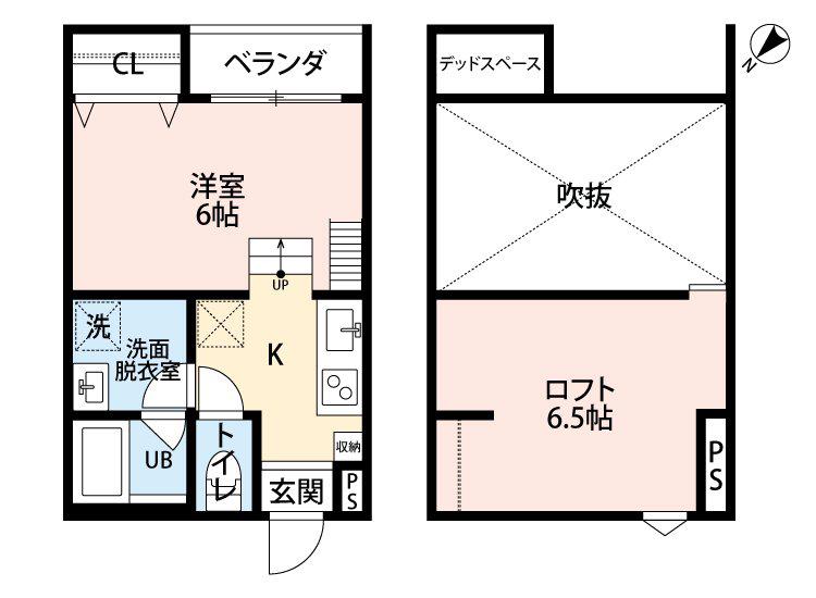 シャルマンコートII(1K/1階)の間取り写真