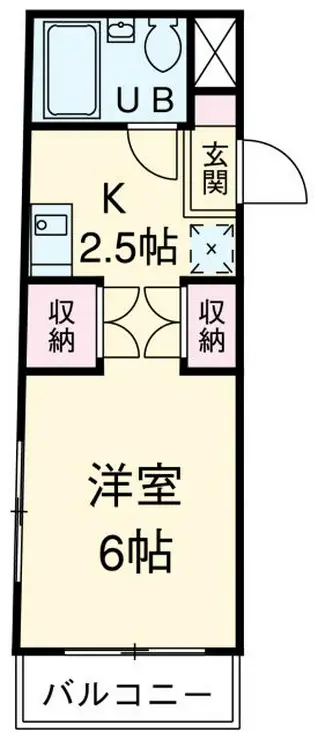 ヴェルデ多摩川 2階階 間取り