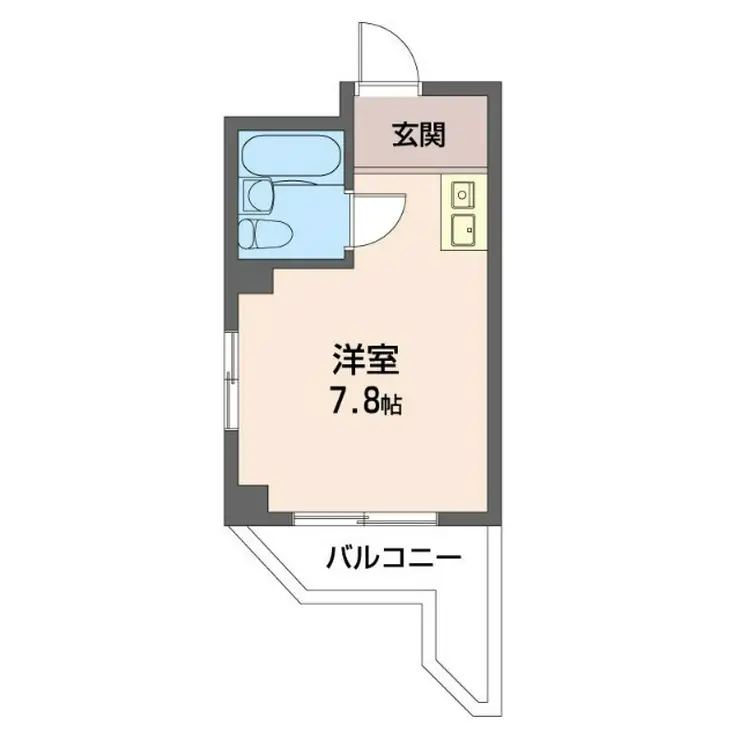 マルエイシティハイツ片倉 3階階 間取り