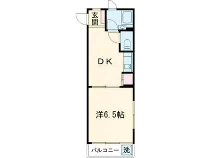 小野マンション(1DK/3階)の間取り写真