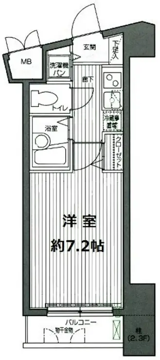 グランド・ガーラ渋谷 10階階 間取り