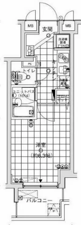 ラ・シード中野新井薬師 3階階 間取り