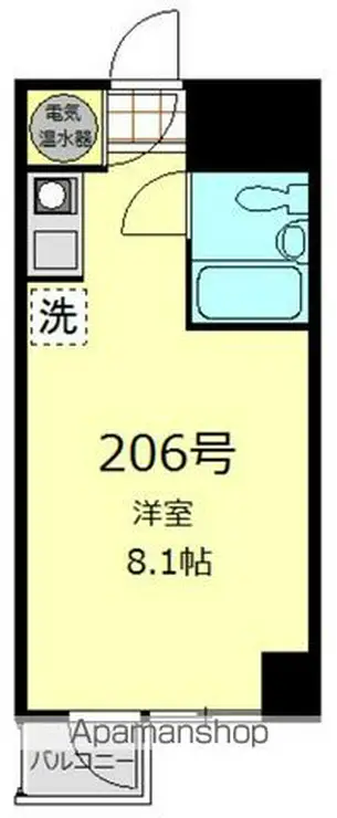 ハイツ神田岩本町 2階階 間取り