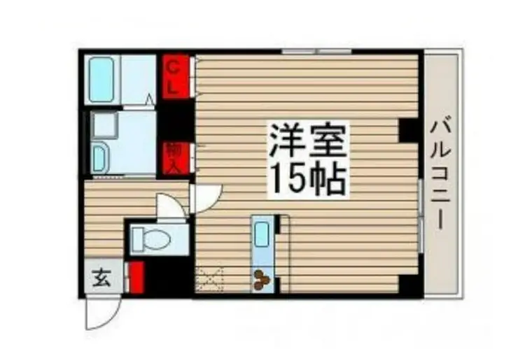 プレイアデ北上野 2階階 間取り