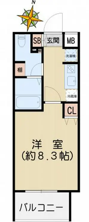 カーサ・ラスク・目白台 2階階 間取り